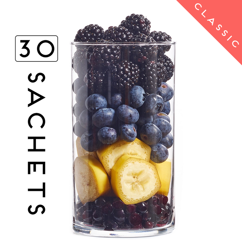 frozen berry smoothie sachets