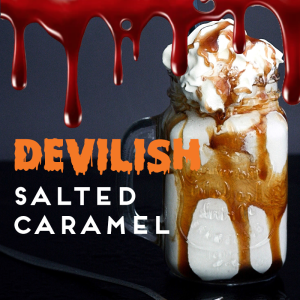 Salted Caramel Halloween Milkshake Idea